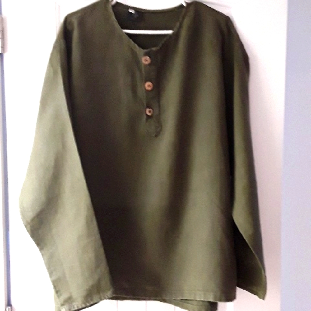 Linnen long sleeve shirt, nwot